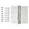 Brinks Commercial Brinks 4.5 in. L Satin Chrome Door Hinge 1 pk BC41011 - alternate 2